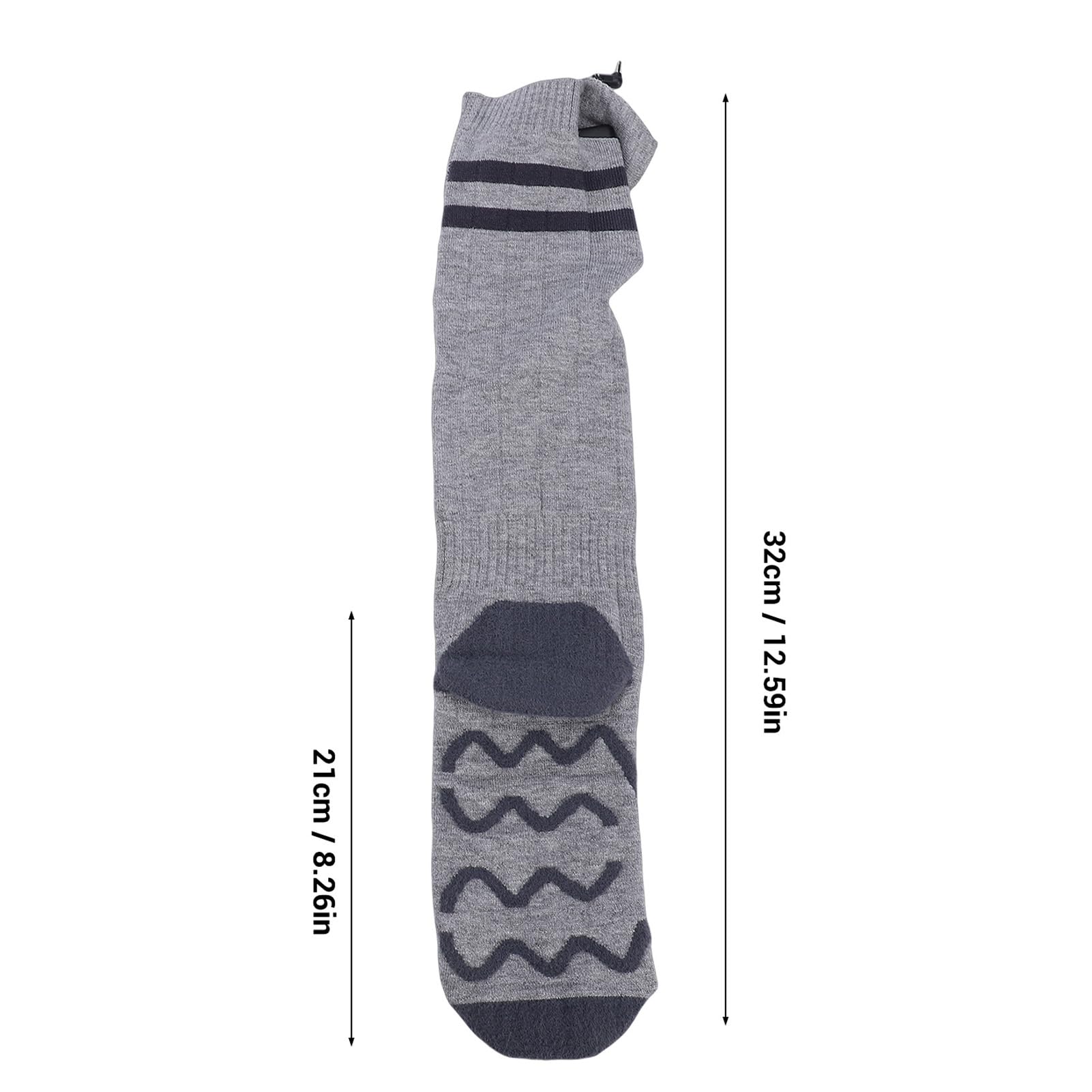TOPINCN Chaussettes Chauffantes, Chaussettes Chauffantes électriques avec Contrôle APP, Chauffe-Pieds Chauffants Rechargeables pour Le Ski d'hiver, Le Camping, Le Cyclisme et Les