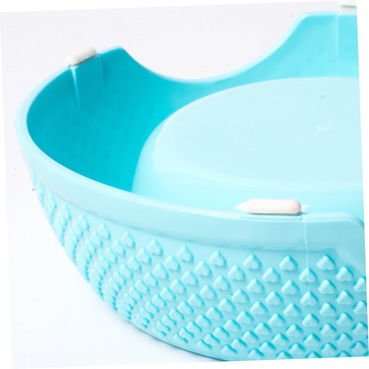 Angoily 3piezas Comedero Antideslizante para Mascotas Inoxidable para Perros y Gatos Color Azul