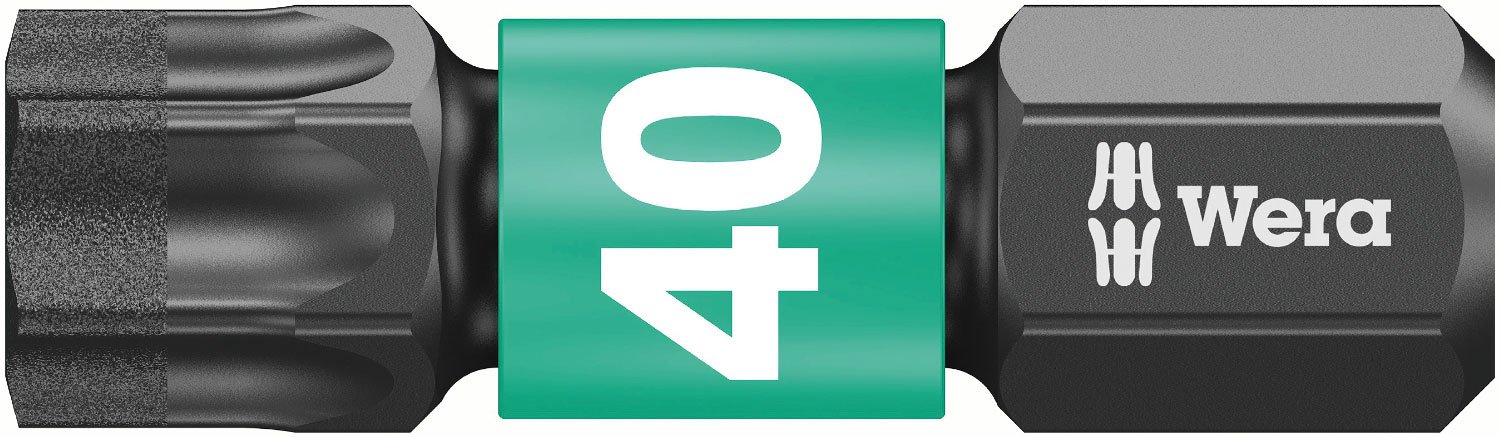 Wera Multi-Colour 867/1 Impaktor Insert Bit Torx Tx40 X 25Mm Carded