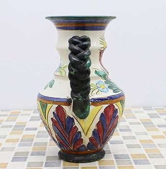 イタリア製・絵柄入りの花瓶 Amazon.co.jp: ノーブランド品イタリア製花瓶フラワーベース大胆