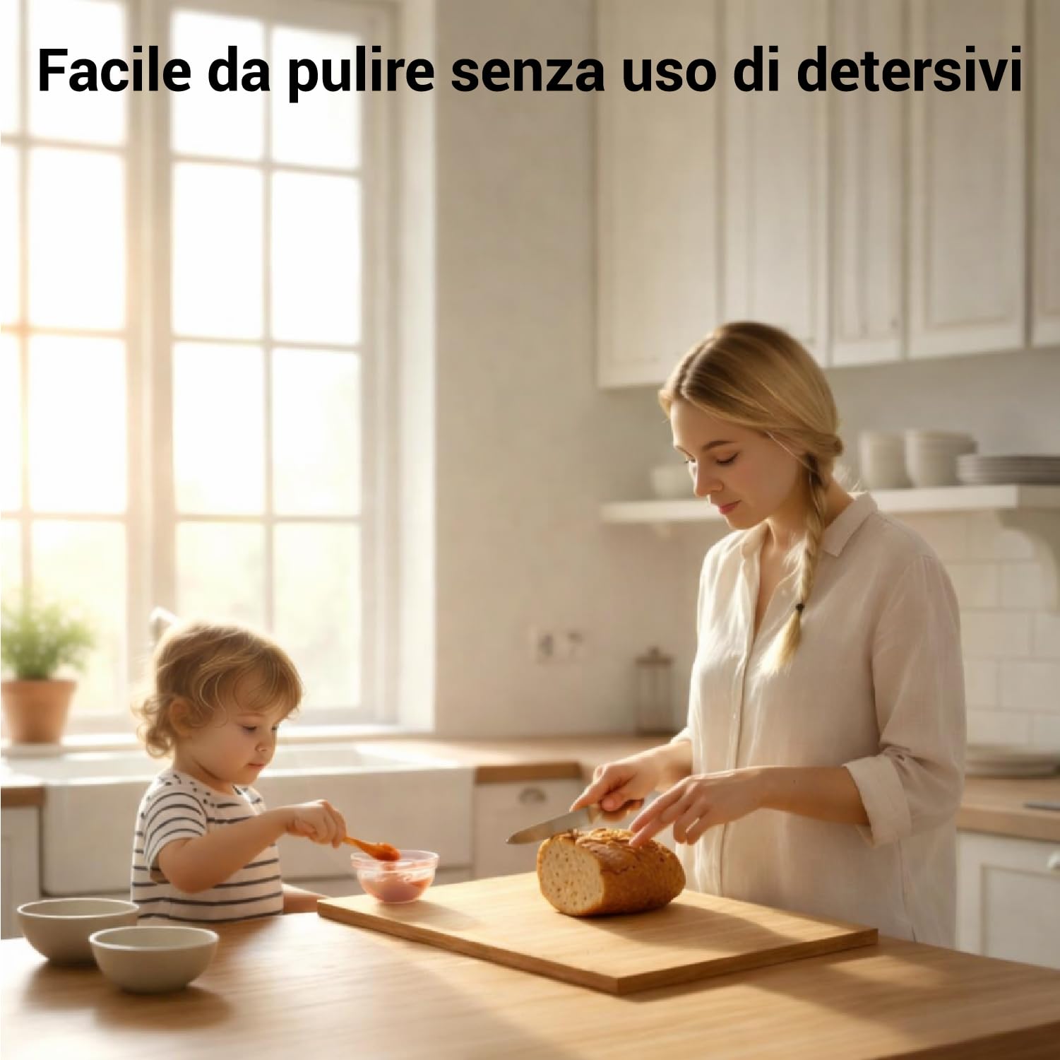 Crisalide® Asse da Pasta 80x60 cm in Multistrato di Pioppo – Spianatoia per Impasto e Lavorazione Pasta Fresca – Tagliere da Cucina Professionale e Casalingo