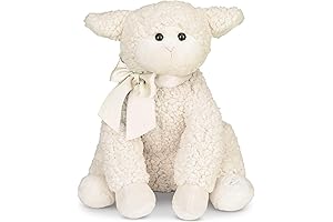 Bearington Baby Blessings Lullaby Musical Lamb White Stuffed Easter Bunny