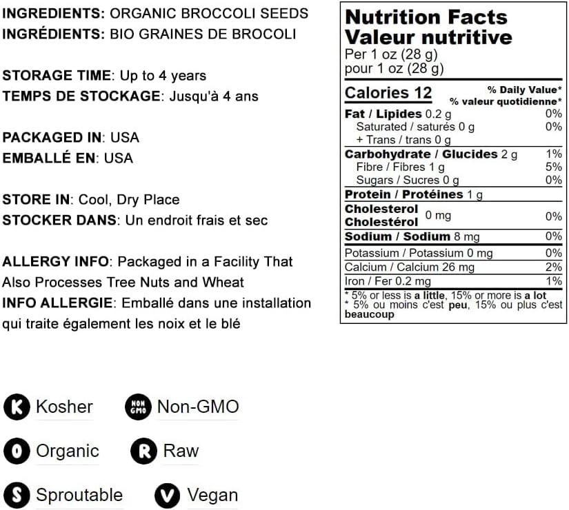 Miniatura 4 de Semillas de brócoli convencionales y orgánicas