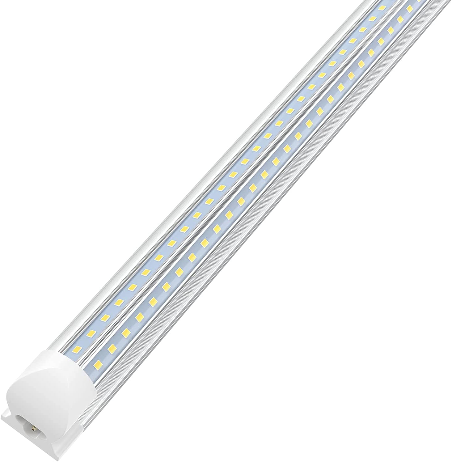 SHOPLED 2FT LED Shop Light, 18W 2000LM 6000K Cool White, Super Bright 2 Foot LED Ceiling Lights Fixture, Linkable LED Lighting Fixture for Office, Garage, Workshop, 4 Pack