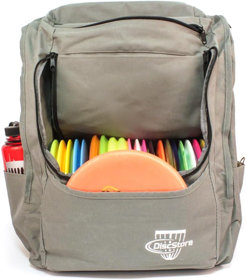 Disc Store Tournament Disc Golf Backpack Bag - Large Durable and Water Resistant Backpack, Fits 25 Discs - Great for Tournament or Casual Outdoor Play