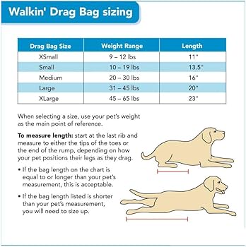Amazon.co.jp: ウォーキン・半身不随ペット用ドラッグバッグ、XLサイズ