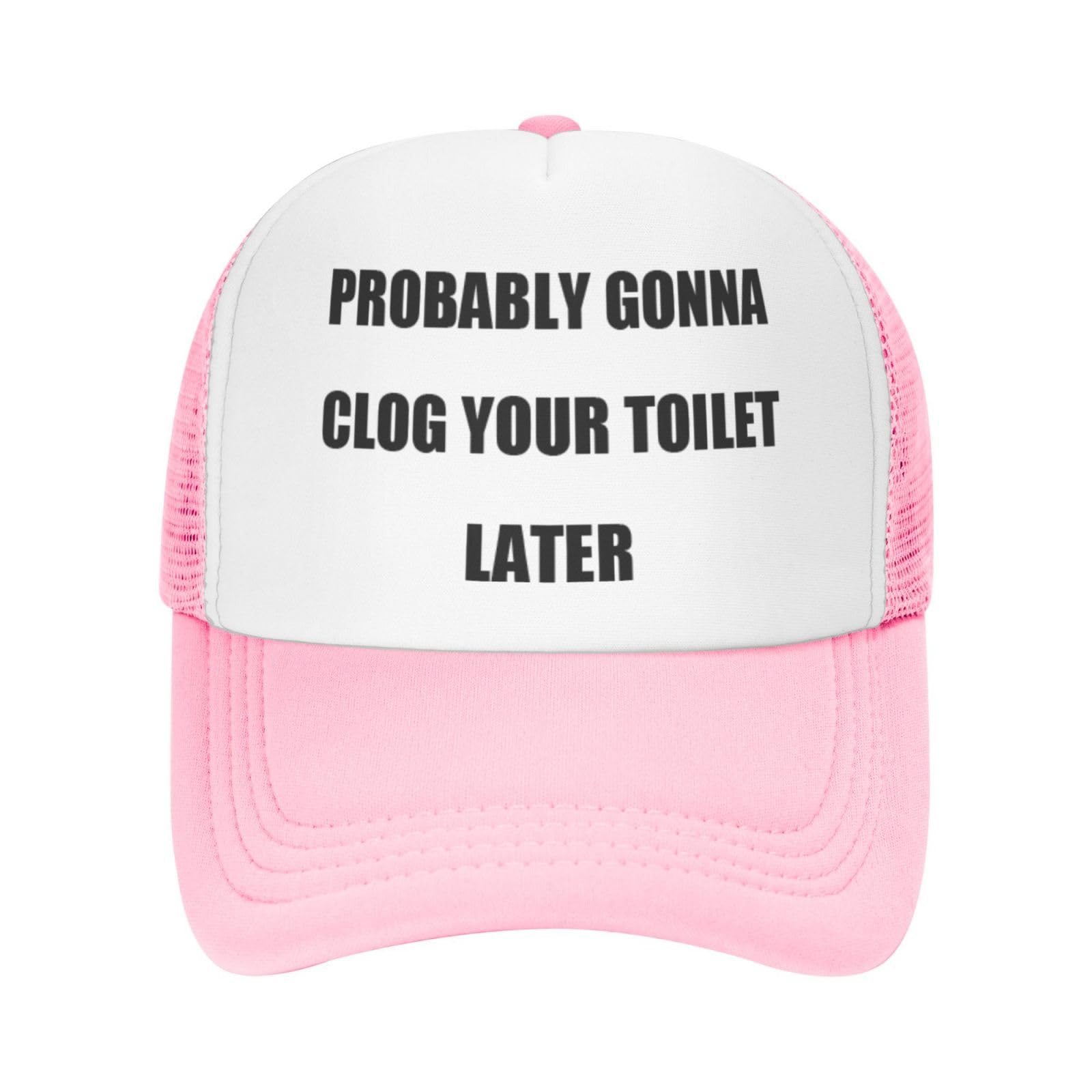 AlybeuselfFunny Trucker Hats-Lightweight and Breathable Polyester Mesh Baseball Cap, Adjustable Fit Fishing Black Hat