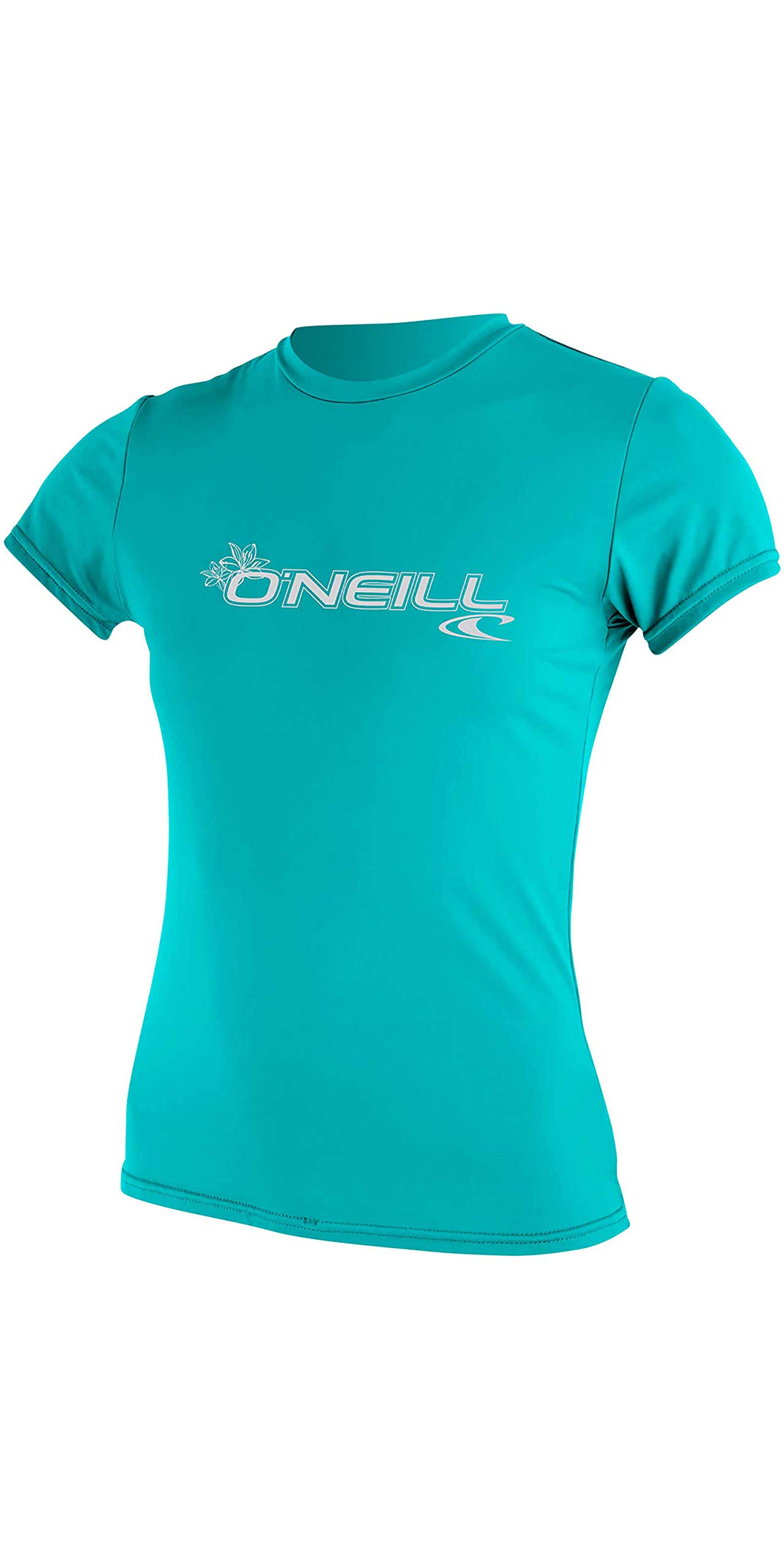O'Neill Womens Wms Basic Skins Short Sleeve Sun Shirt, Light Aqua, M EU — image 1