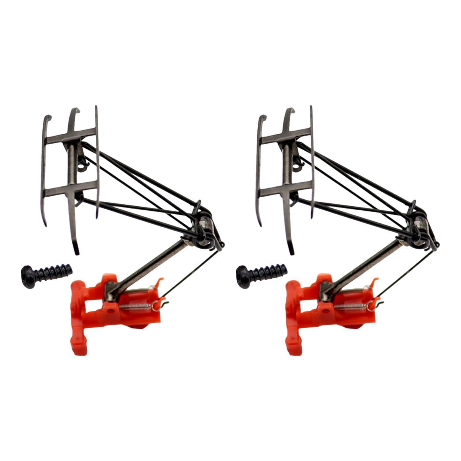 QUXVUIS 1 87 pantographes à bras Bow Metal Upgrade DIY Kit Amateurs de trains miniatures 187 pantographes à bras Bow est un pantographe l'échelle HO pour locomotives traction électriques