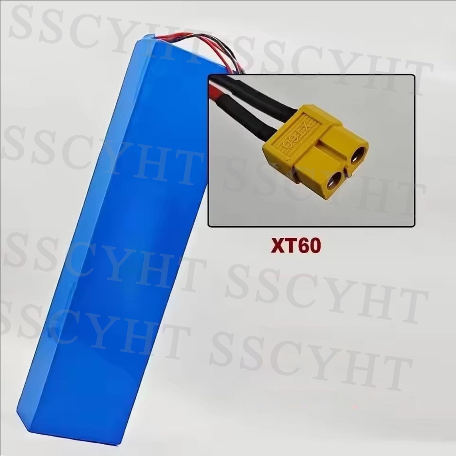 Batteria per Monopattino 48V 13Ah Pacco Batteria al Litio da 48 Volt, Accessorio di Ricambio per Monopattino Elettrico M4, Completo di connettore e Rivestimento in PVC.