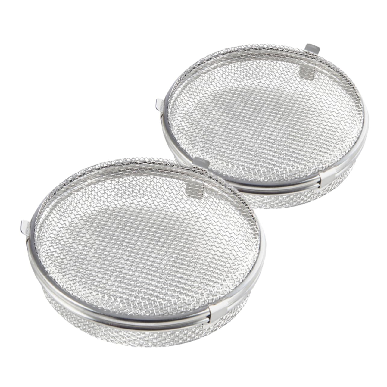 GLEAVI Paniers à Ustensiles Rangement Compact en Acier Inoxydable pour Lave-vaisselle Lot de 2 Structure en Maille Cuisine