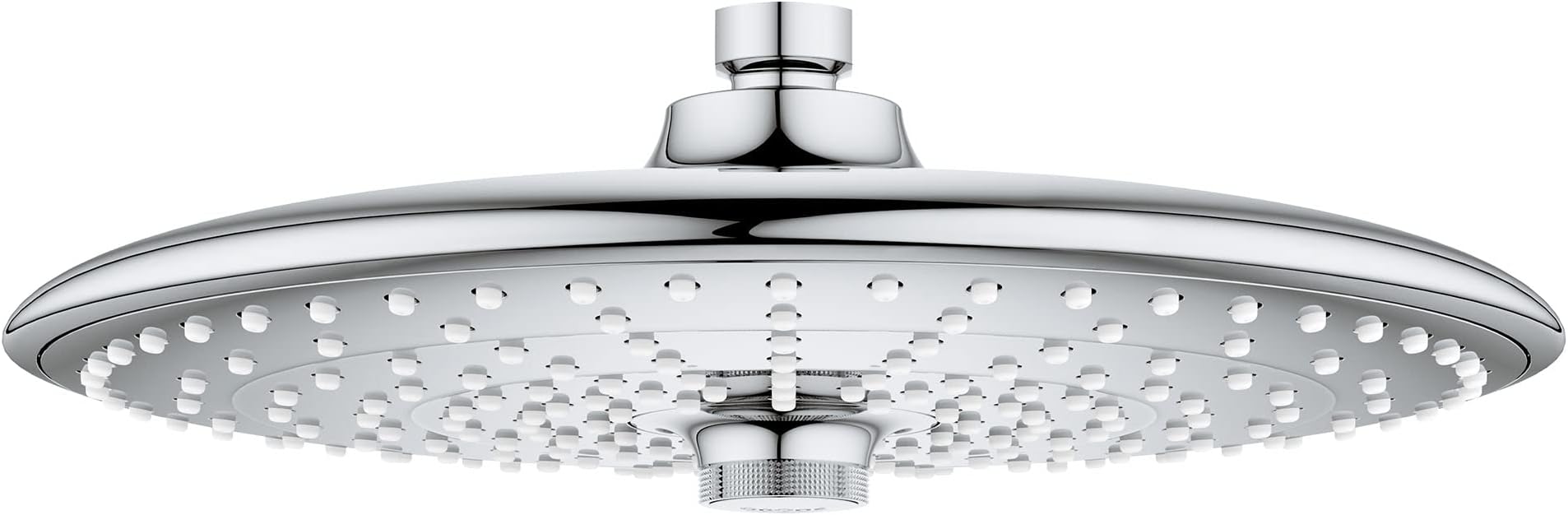 26457000 Euphoria 260 Shower Head with 3 Spray Patterns, 2.5 gpm, Starlight Chrome, 10 Inches