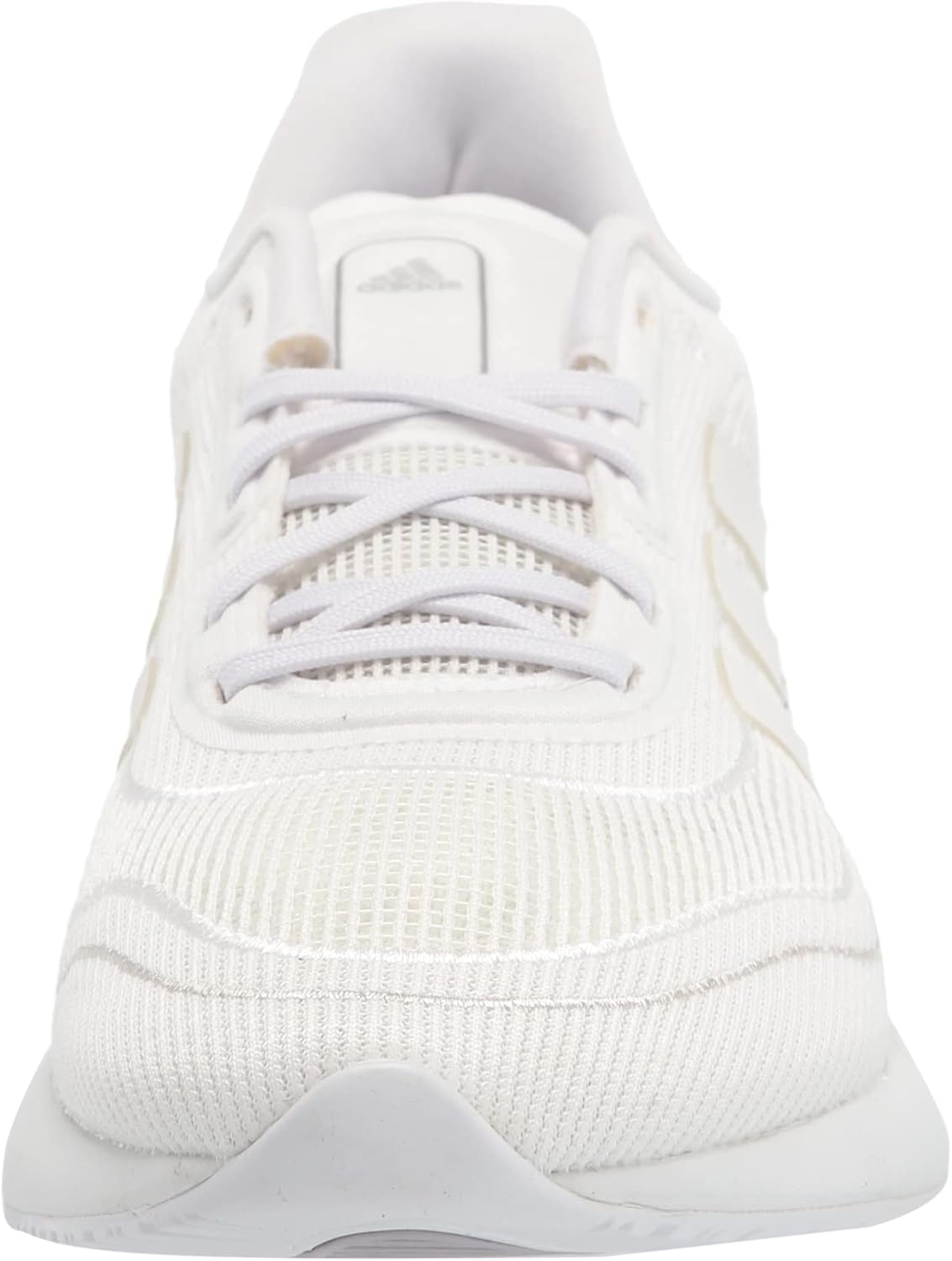 adidas womens Supernova Running Shoe, White/White/Silver Metallic, 9.5 US - Image 2