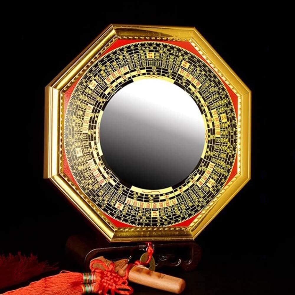 Lustro Bagua Feng Shui, Chińskie tradycyjne dekoracje lustrzane Feng Shui Bagua lustro wklęsłe, wypukłe