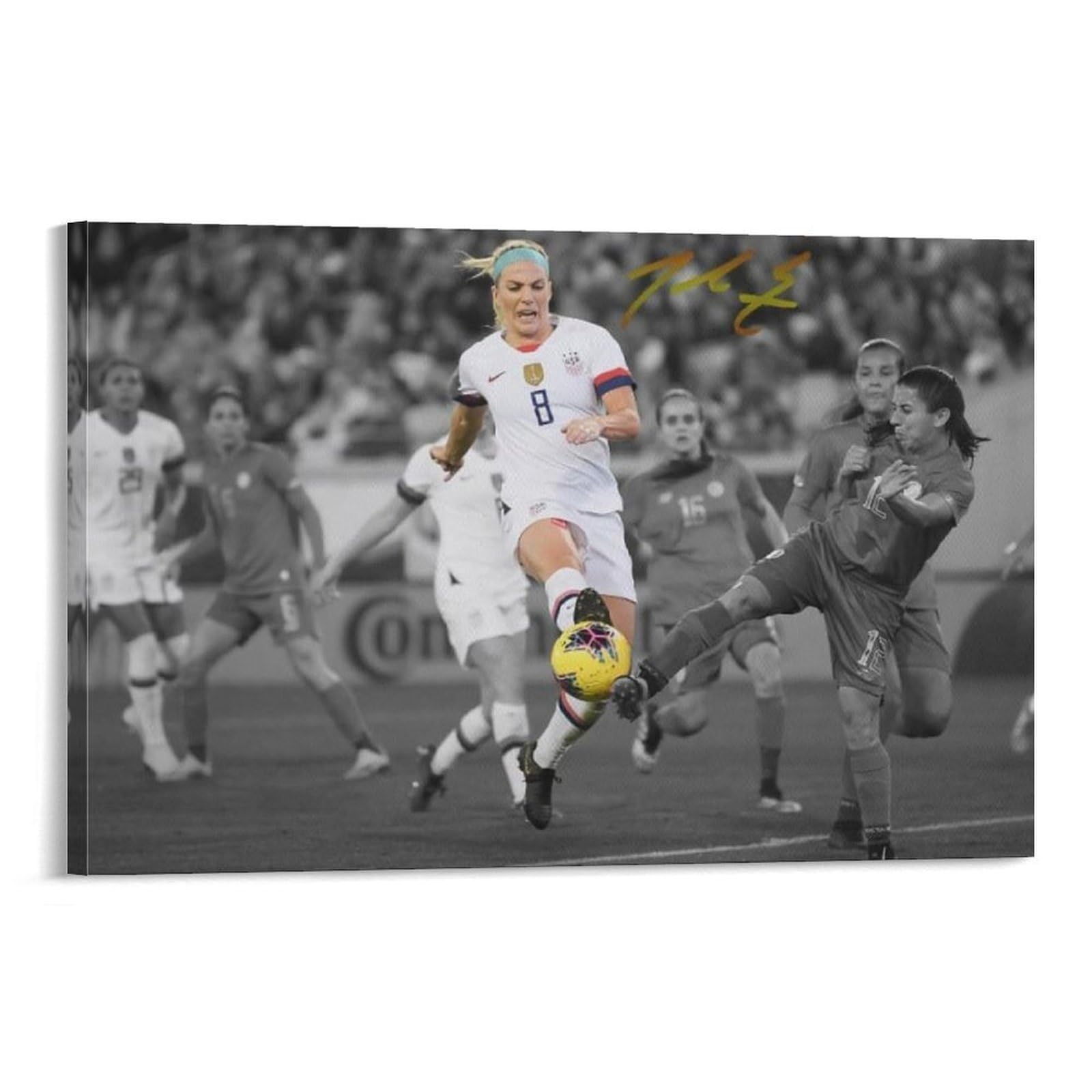 Asuiu Frame-Style Julie Ertz Canvas Poster Poster Painting Canvas Wall Art Living Room Posters Painting 24X36inch(60X90cm)
