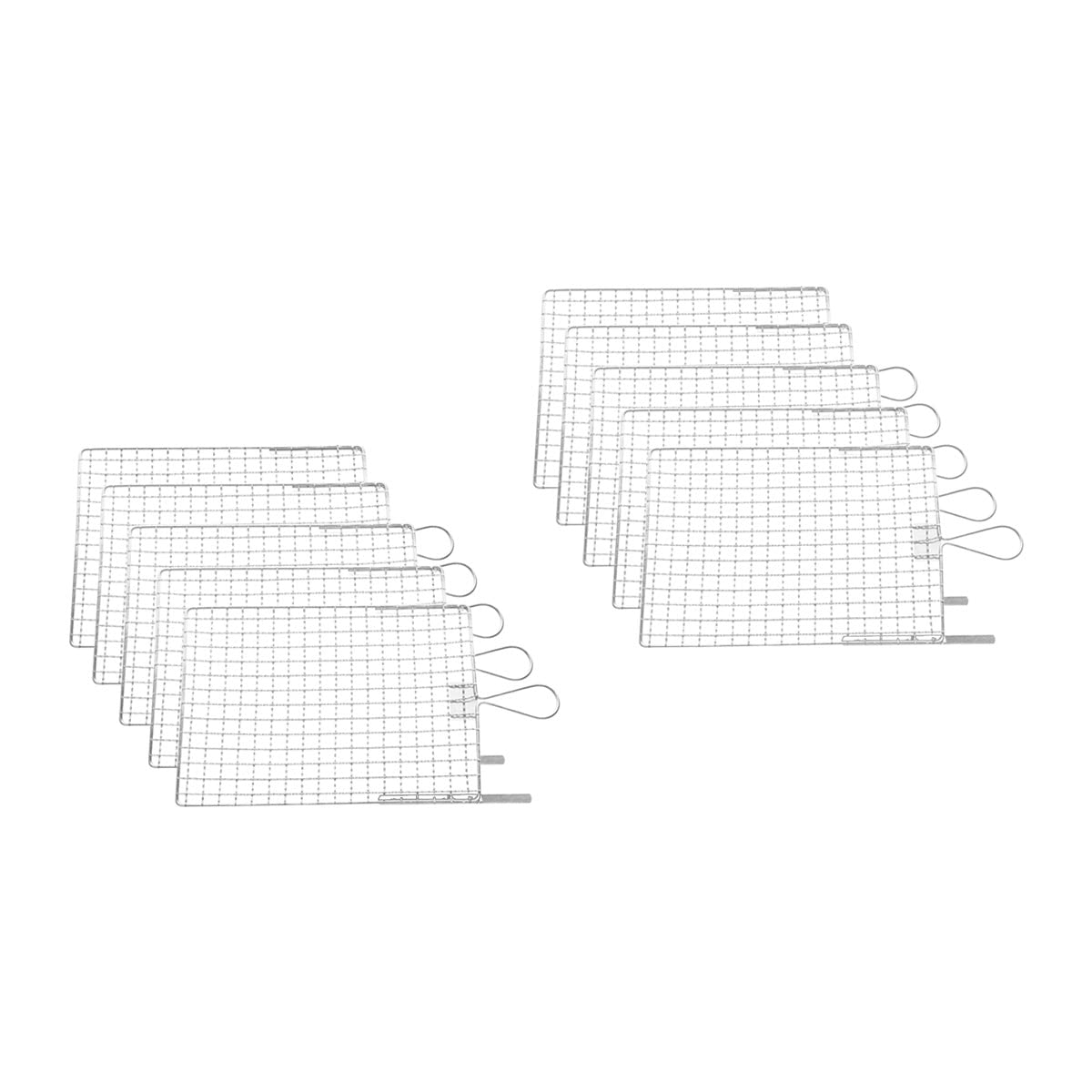 HARDY WORKING TOOLS Grille peinture pour rouleau, 10 Pièces grille metal, Grilles de peinture, Longueur 40cm, Largeur 26cm, Grille de peinture galvanisée, Métal, A0145-493026