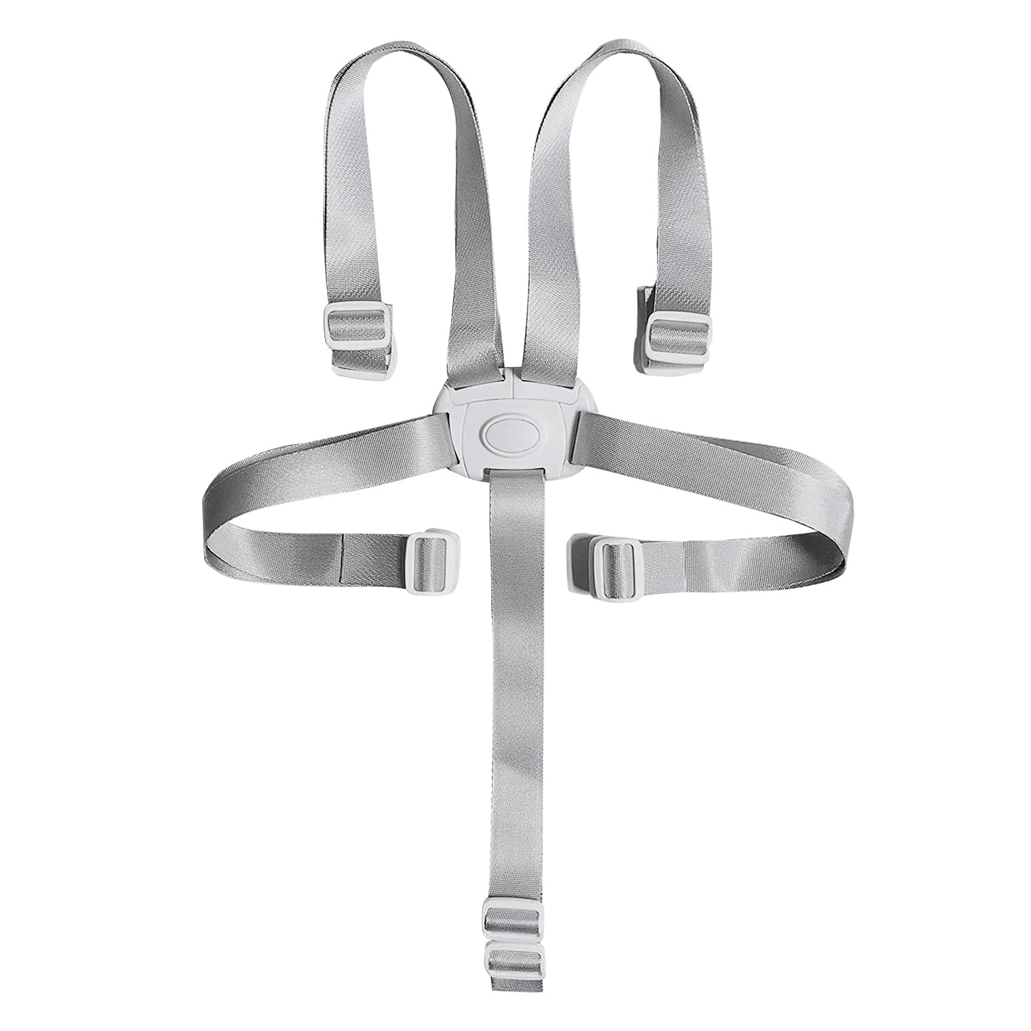 1 Pcs Harnais Chaise Haute Beb, Ceinture de sécurité à 5 points Sangle de Sécurité pour Chaise Haute harnais pour Ceinture sécurités de rechange Sangles de Universel Rechange Adaptable Pour Haise