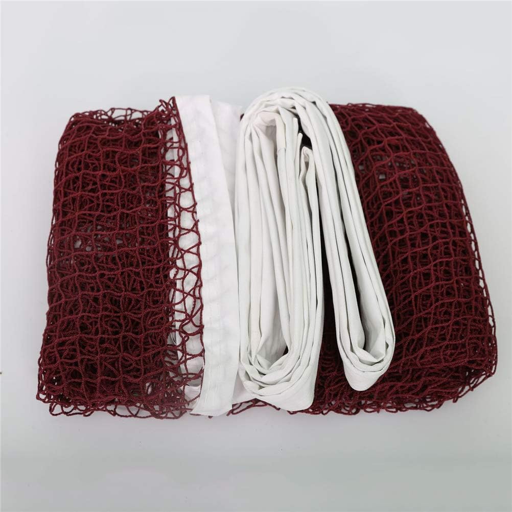Badminton Exercise String Net for Volleyball Outdoor Sport Training Standard Tennis Net (6.1X0.76M)
