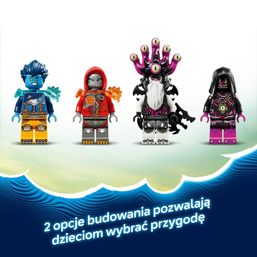 LEGO DREAMZzz Dinostatek kosmiczny 71514 | dinostatek kosmiczny, zestaw klocków, prezent dla chłopca i dziewczynki 9+, przygoda fantasy, 1007 elementów