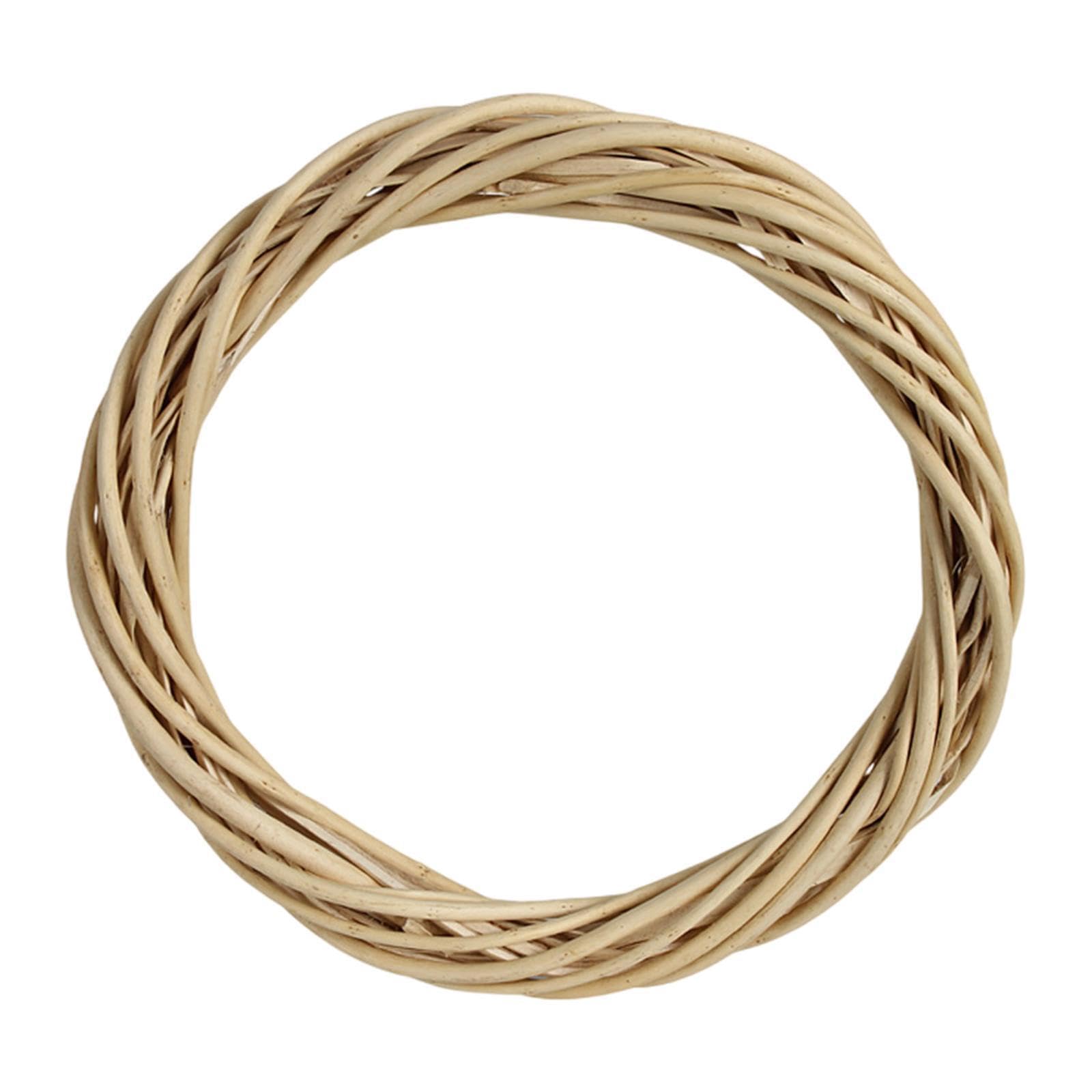 KIXZSAZ Craft Own Festive Wreath DIY Rattan Wreath Making Supplies Included DIY Making Supplies Indoor Outdoor Holiday