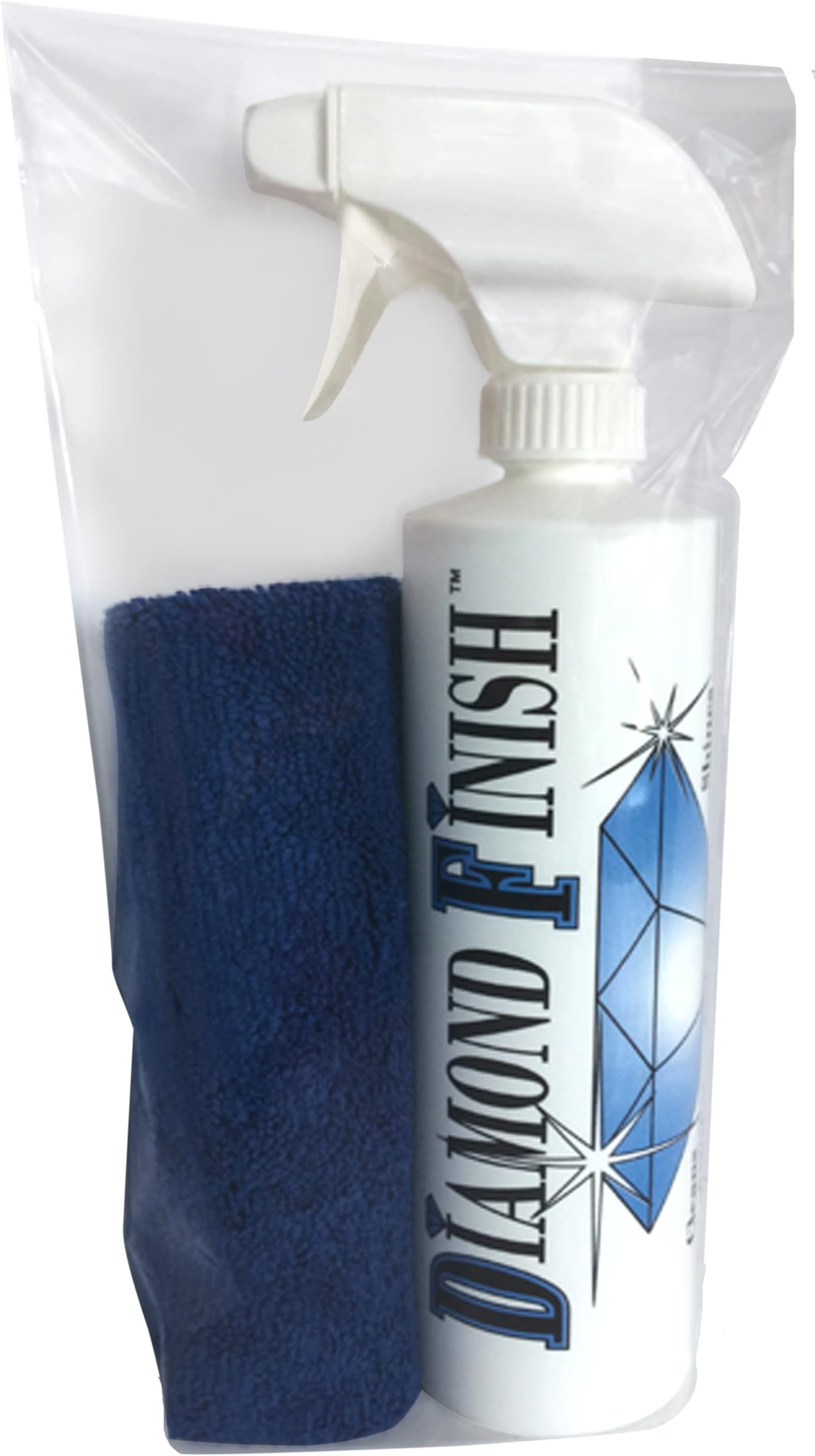 16oz Cleaner Polish Protector Multi Surface for Vehicle & Home Cleans, Seals & Repels Fingerprints, Dust, Dirt, Water Spots, Grease, Oil, While it Shines