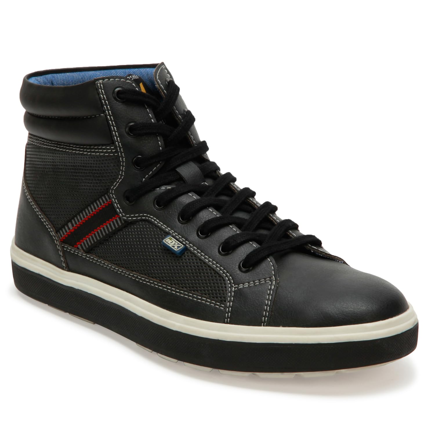 ID Charcoal Black Lace-Up Casual Boots for Men (B08XY23R8V) Amazon Price History, Amazon Price Tracker