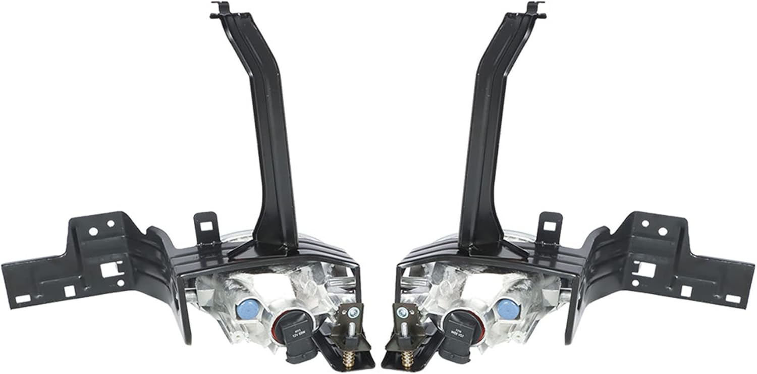 WFLNHB Left and Right Fog Lights Repalcement for Honda Accord Sedan 2008-2010 Fog Light Lamps Clear w/Wiring Kit