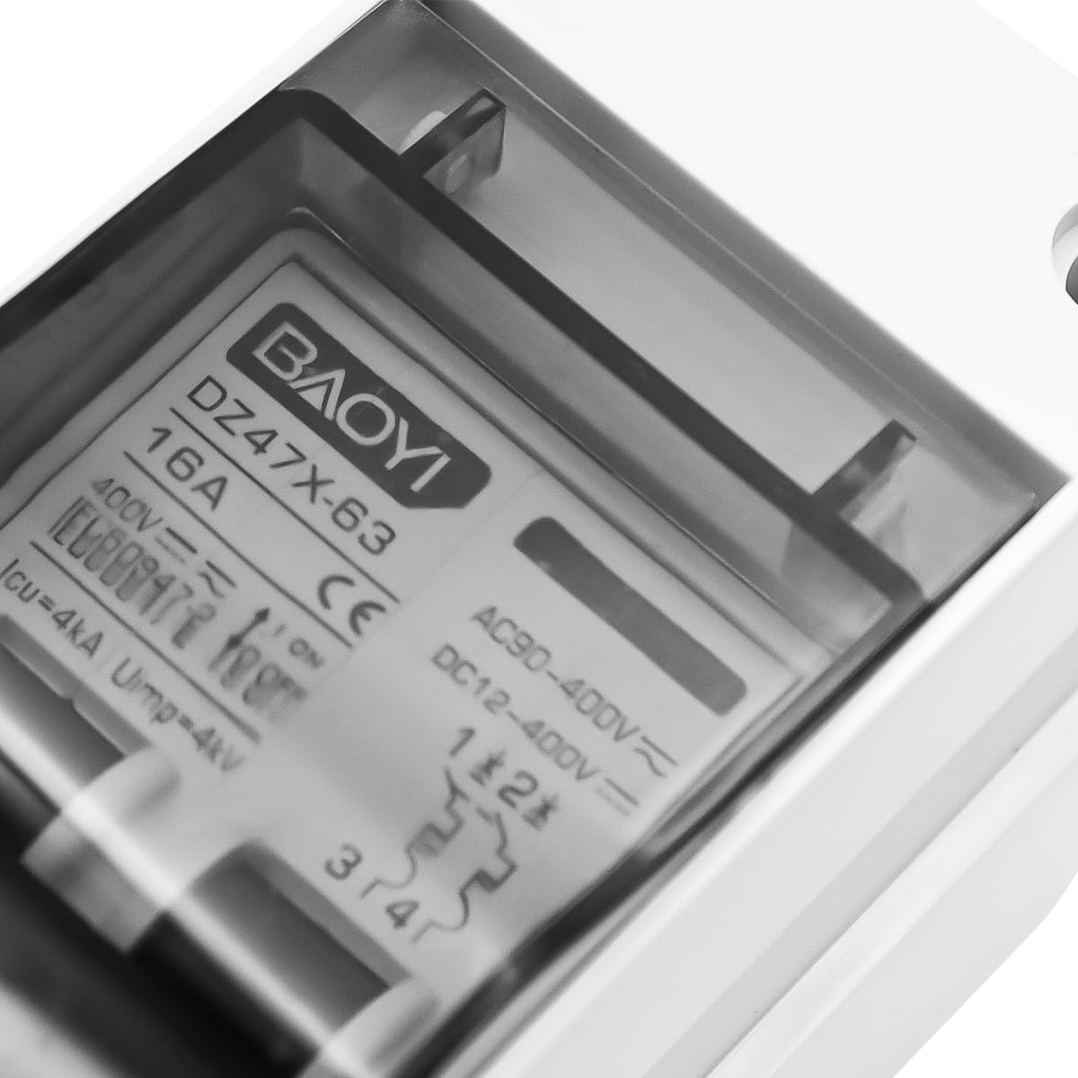 POFET Disjoncteur, Disjoncteur Solaire Photovoltaïque Interrupteur Isolateur PV DC Disjoncteurs électriques avec Boîte de Distribution étanche IP65 2P 16A DC 400V