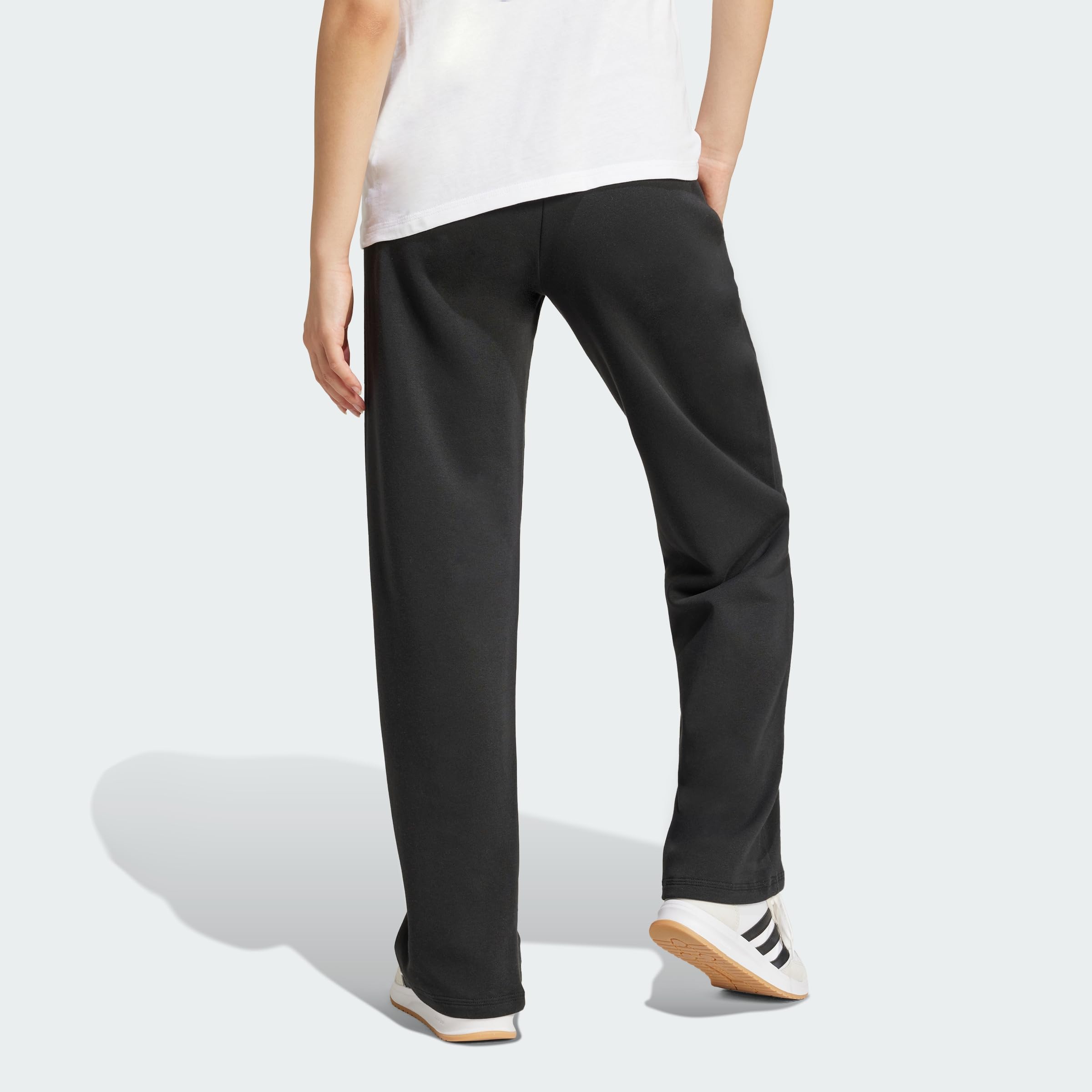 Adidas Damen Hose Essentials Small Logo Feel Cozy Open Hem Pant