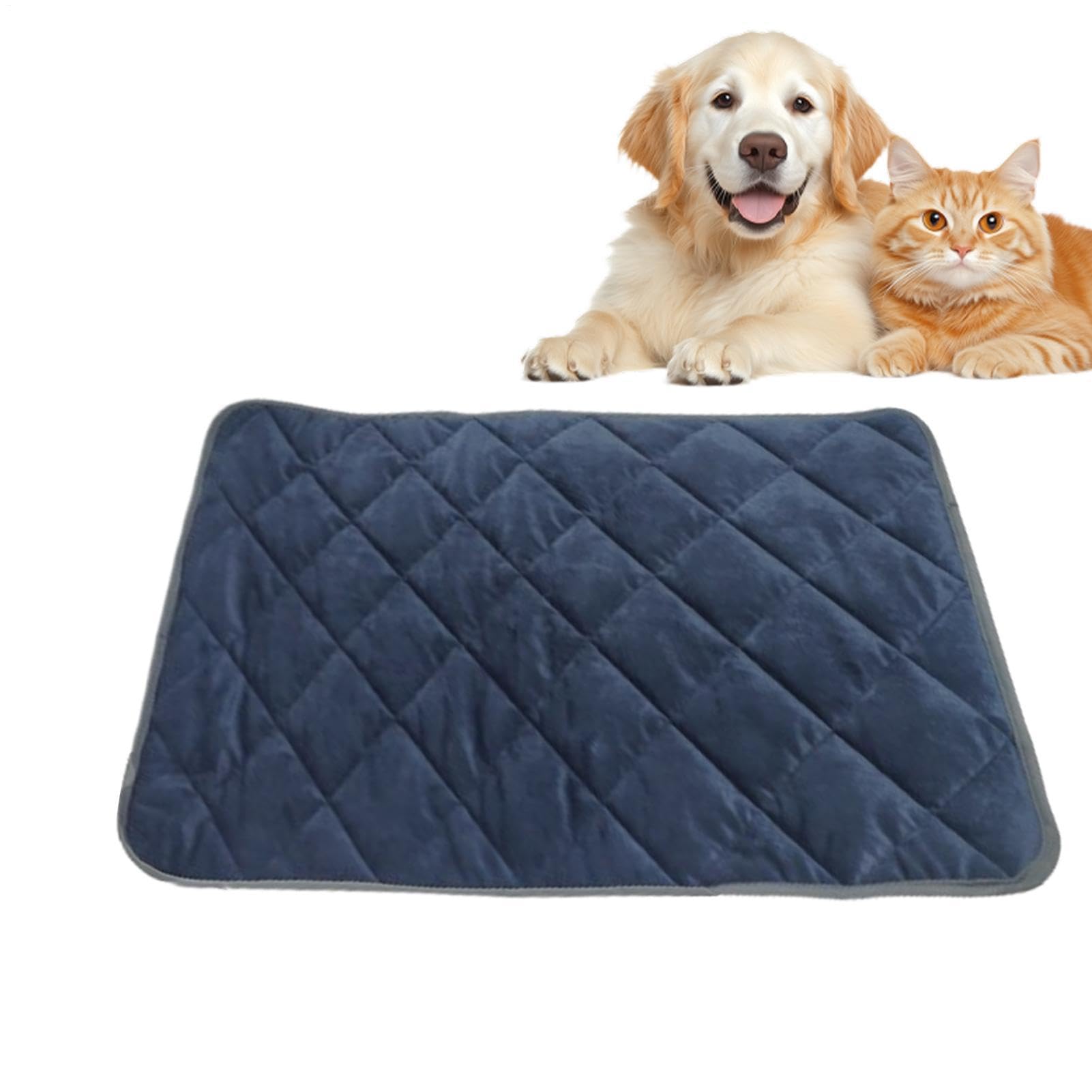 Tapis auto-chauffant pour chat | Lit réfléchissant thermique, 5 couches auto-chauffant – pour chats, chatons, chiots, maison, intérieur, extérieur, salon, hiver