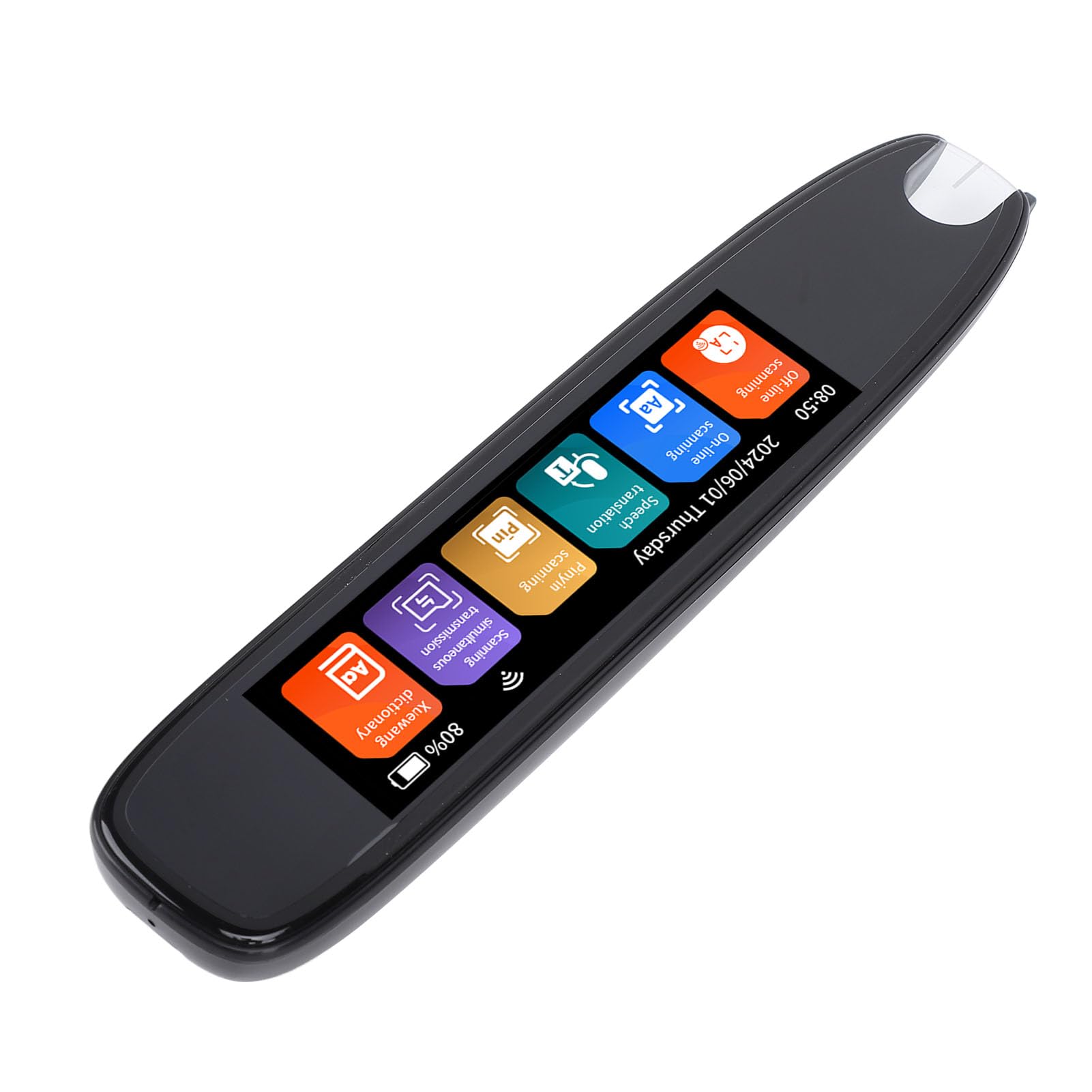 Yosoo Health Gear Penna Traduttore, Lettore di Scansione Digitale OCR con Supporto di 142 Lingue, Dispositivo di Sintesi Vocale per Studenti e Studenti di Lingue