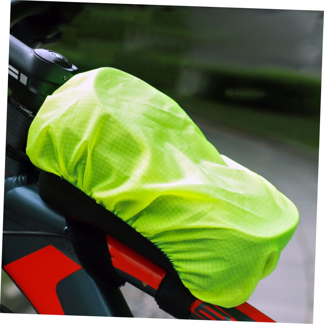 Abaodam Bolsa De Ciclismo Funda Impermeable Funda Elástica Protectora Funda Protectora para Poste De Bicicleta Impermeable Bolsa para Portaequipajes Trasero De Bicicleta Funda