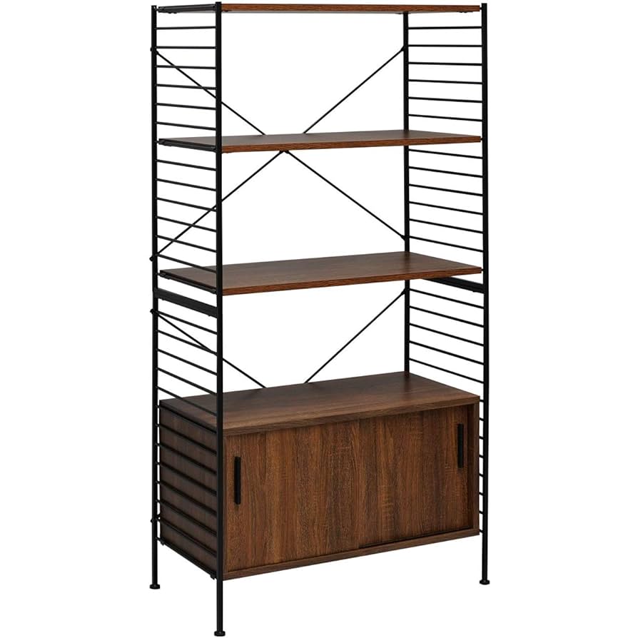 Amazon｜ワイエムワールド ユニットシェルフ WiLL 引き戸