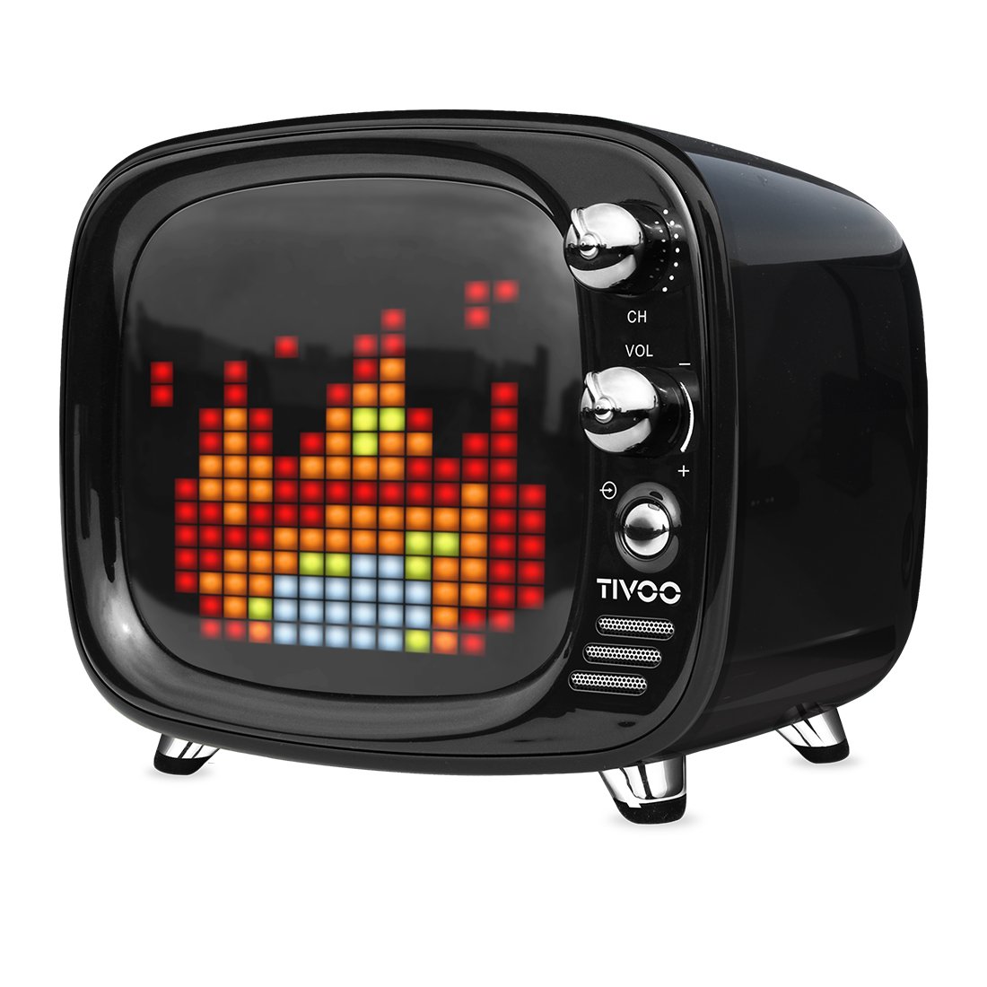 Amazon.co.jp: Divoom Tivoo Black Bluetoothスピーカー【日本正規代理