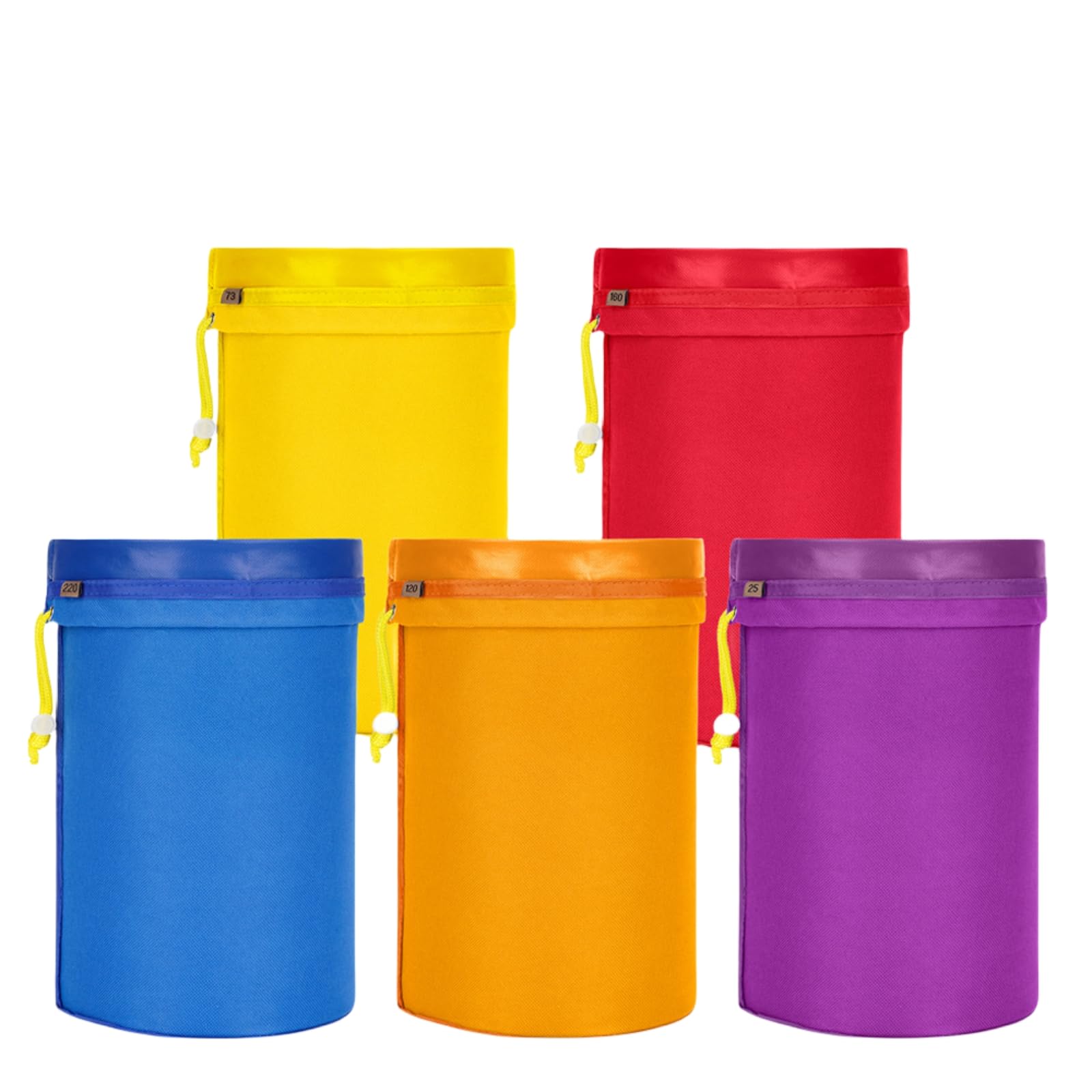 Thetie Bubble Bags 5 Gallon 5 Bag Ice Bubble Hash Bag Essence Extractor Kit Come With Pressing Screen And Storage Bag, 25/73/120/160/220 Microns For Extracting Particles Of Different Sizes