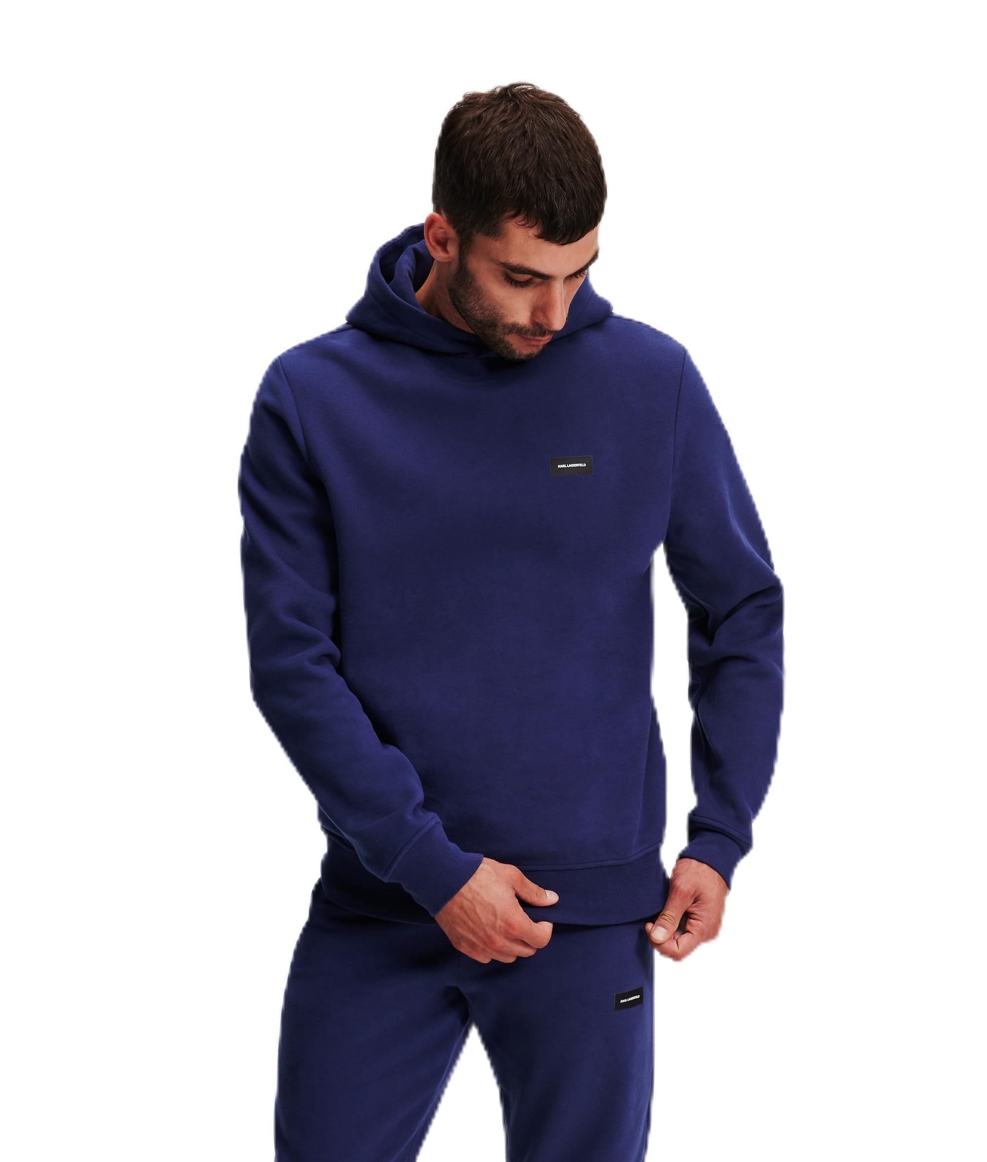 Karl Lagerfeld Homme Essential Logo Hoodie sweat capuche noir mode masculine