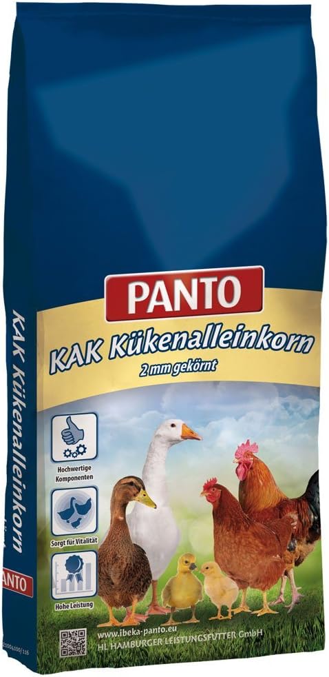Panto Kak Chick All Einkorn Complete Food for Young Poultry Cultivation 25000 G Pack of 1)