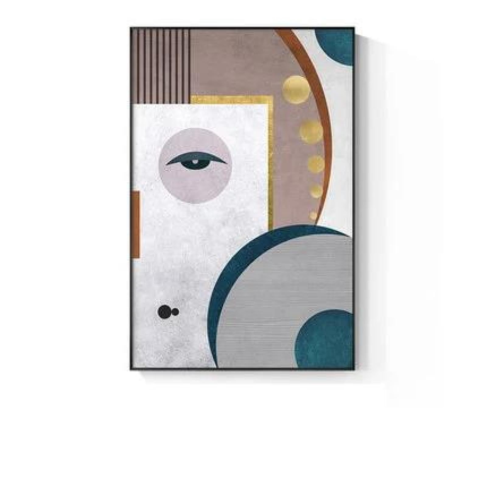Yocheng Impressionist Color Line Woman Art Canvas Painting Abstract Poster Prints Wall Art Picture For Living Room Home Decor 60x90cm No Frame