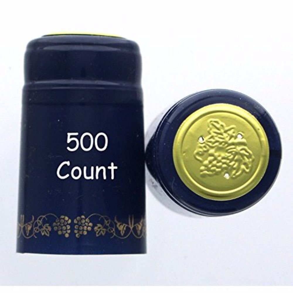 ABC Crafted Series | Heat Shrink Wine Capsules | Easy to Use | Fits Most Wine Bottles | Pack of 100 (Rusty with Stripes)