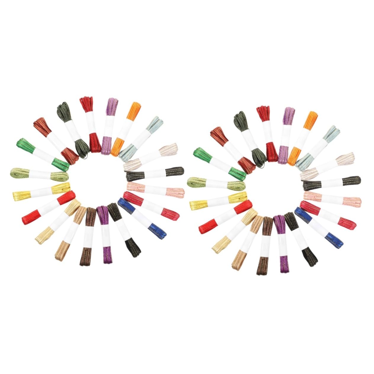 Lurrose 40rollen Geschenkbänder Farben Dekorative -ribbons Für Hochzeiten Feiern Und Bastelprojekte Vielseitig Einsetzbar