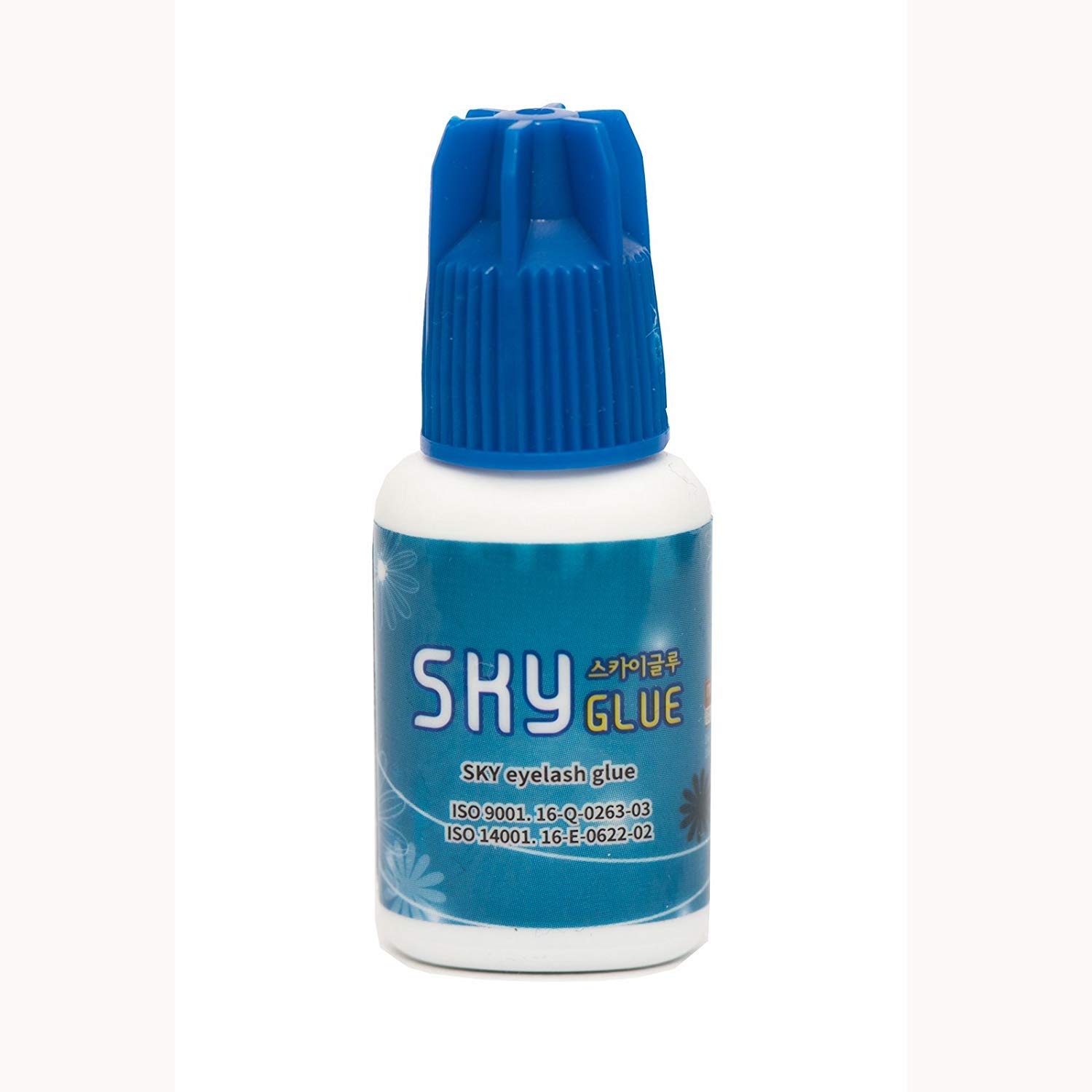 SKY, adesivo per extension ciglia, tenuta ultraforte, colore: nero, 5 ml, (etichetta in lingua italiana non garantita)