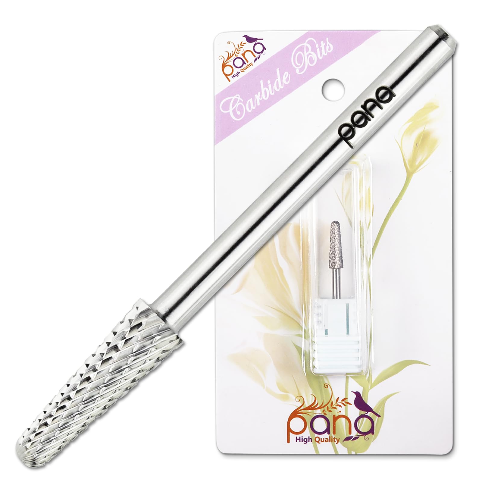 USA PANA Professional 3 32 Shank Size - Cone Shape Carbide Bit - Nail Drill Bit for Manicure