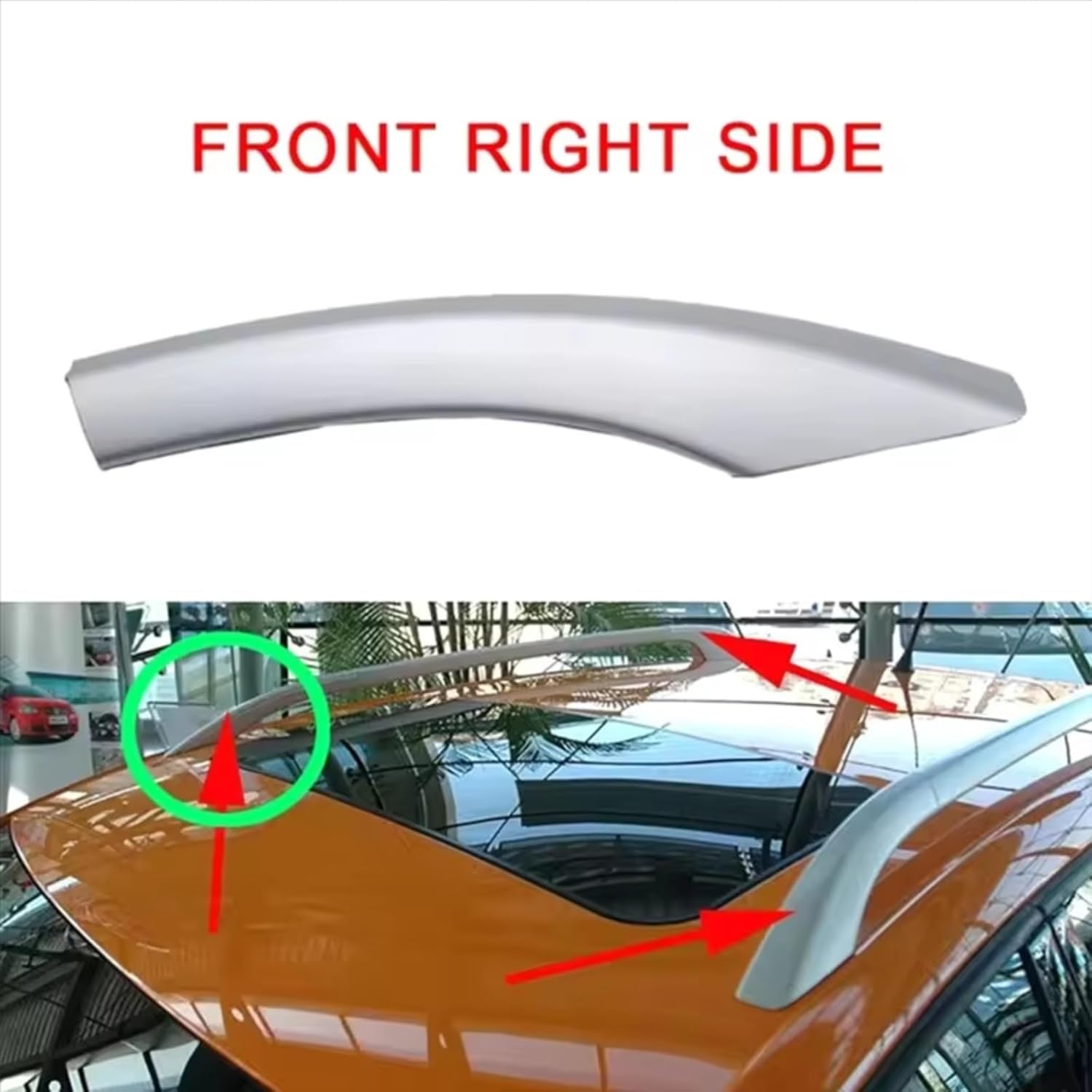 Roof Rail Rack End Cap Shell for VW for Cross for Polo 2007 2008 2009 2010 2011 Car Roof Luggage Rack Cover Rails End Cap Accessories for Parts