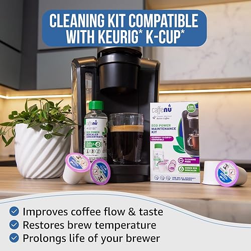 Miniatura 3 de Solución de descalcificación compatible con Keurig y cápsulas limpiadoras Keurig. Elimina la cal y limpia el área de las cápsulas. Mejor sabor y