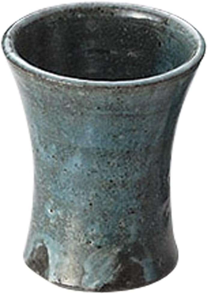 Yamashita Kogei 13046390 Tokoname Ware Kiln Turkish Blue Gui Cup, 3.0 x 2.6 x 2.6 inches (7.5 x 6.5 x 6.5 cm), 2.0