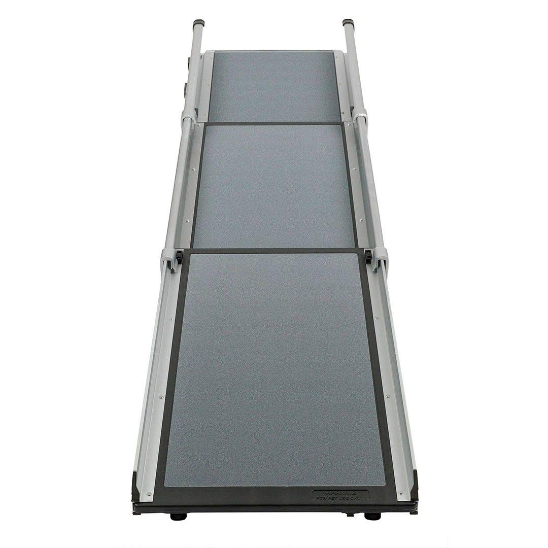 PetSafe Rampa telescopica compatta per cani Happy Ride - Adatto per auto, veicoli di grandi dimensioni e 4x4 - Robusto telaio in alluminio e leggero che supporta i tuoi animali domestici fino a 136 kg