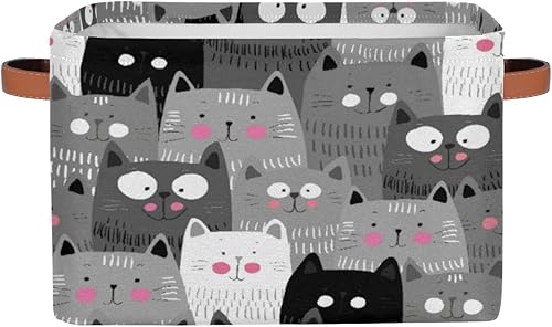 Miniatura 8 de Cesta de almacenamiento plegable de tortuga del océano marino, cubos de almacenamiento grandes de tela, caja de almacenamiento plegable con asa para