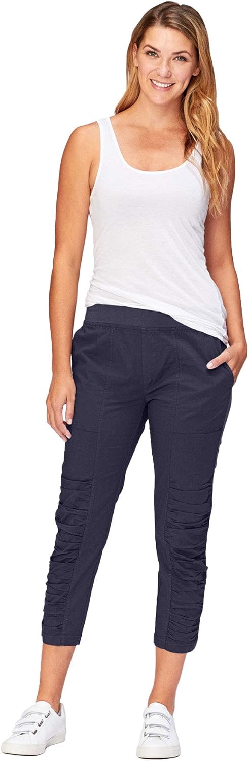 XCVI Wearables Women’s Geyser Crop - Casual Stretch Capri Pant