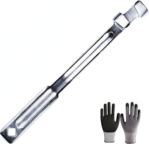 Vikolim Barra de herramientas extensora de llave, manitas para amplificar el par de torsión de extensión de llave de 15 pulgadas de largo, agujero