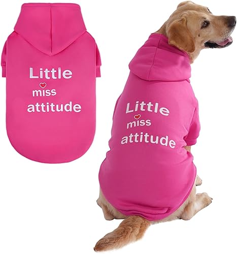 Miniatura 55 de BINGPET - Sudaderas con capucha de seguridad para perros, suéter para cachorros, abrigos para perros para clima frío, suéter de forro polar
